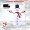Costway 6ft Lighted Pop-Up Christmas Snowman with Hat and Scarf 180 Pre-Lit LED Lights